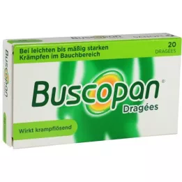 BUSCOPAN Grageas, 20 piezas