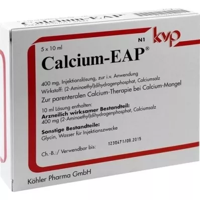 CALCIUM EAP Ampollas, 5X10 ml