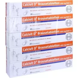 CALCIVIT Tabletas efervescentes, 100 piezas