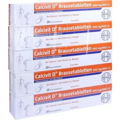 CALCIVIT Tabletas efervescentes, 100 piezas