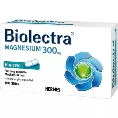 BIOLECTRA Magnesio 300 mg cápsulas, 100 piezas BIOLECTRA Magnesio 300 mg cápsulas, 100 piezas