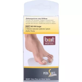 BORT PediSoft separador de dedos de silicona grande, 1 p