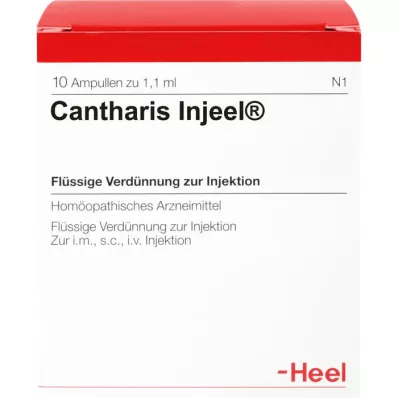 CANTHARIS INJEEL Ampollas, 10 piezas