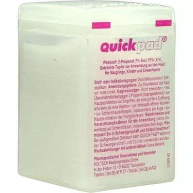 QUICKPAD Dispensador de toallitas con alcohol, 150 unidades