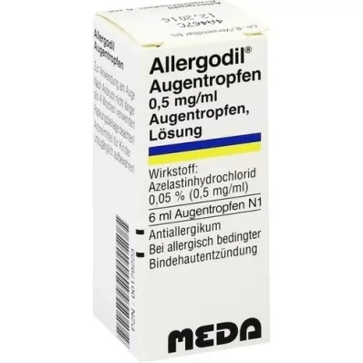 ALLERGODIL Gotas para los ojos, 6 ml