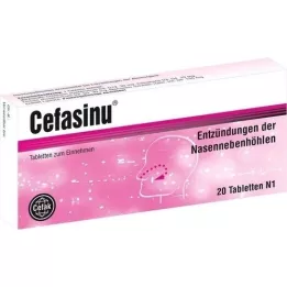 CEFASINU Tabletas, 20 piezas