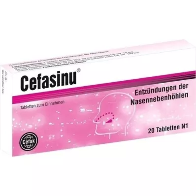 CEFASINU Tabletas, 20 piezas