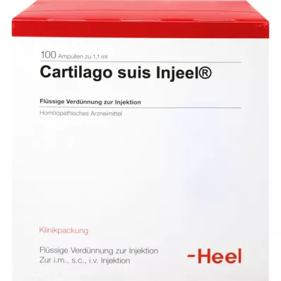 CARTILAGO ampollas suis Injeel, 100 piezas