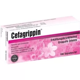 CEFAGRIPPIN Tabletas, 100 piezas