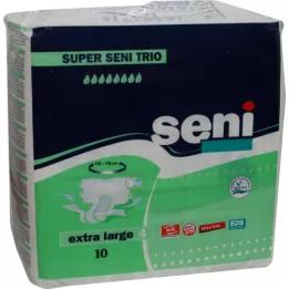 SUPER SENI Trio pantalones para incontinencia talla 4 XL, 10 piezas