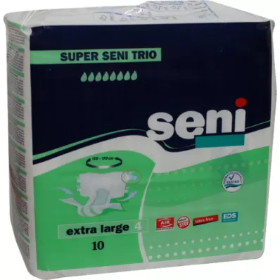SUPER SENI Trio pantalones para incontinencia talla 4 XL, 10 piezas