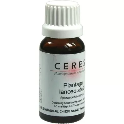 CERES Tintura madre de Plantago lanceolata, 20 ml
