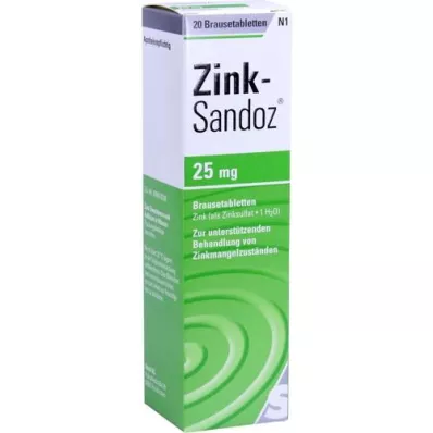 ZINK SANDOZ Tabletas efervescentes, 20 piezas ZINK SANDOZ Tabletas efervescentes, 20 piezas