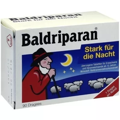 BALDRIPARAN Pestaña. muy recubierto para la noche, 90 piezas