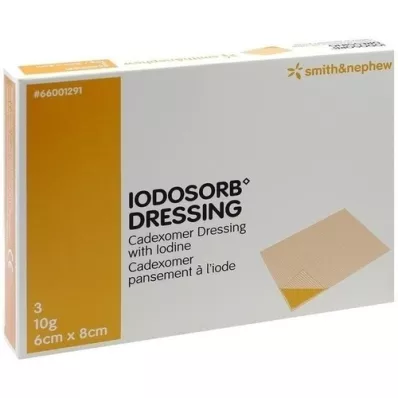 IODOSORB Apósito, 3X10 g