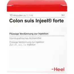 COLON SUIS Ampollas Injeel Forte, 10 piezas