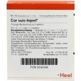 COR SUIS Ampollas Injeel, 10 piezas