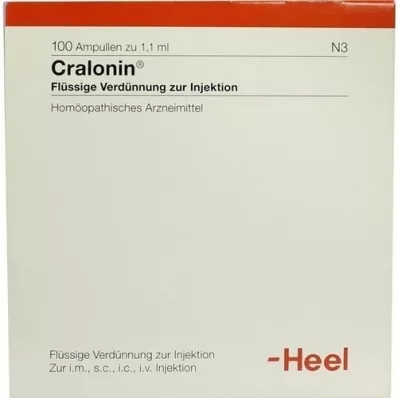 CRALONIN Ampollas, 100 piezas