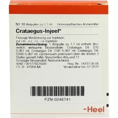 CRATAEGUS INJEEL Ampollas, 10 piezas