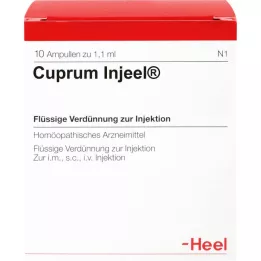 CUPRUM INJEEL Ampollas, 10 piezas