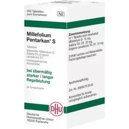 MILLEFOLIUM PENTARKAN S tabletas, 200 piezas