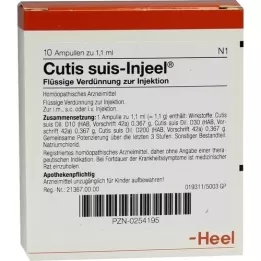 CUTIS ampollas suis Injeel, 10 piezas