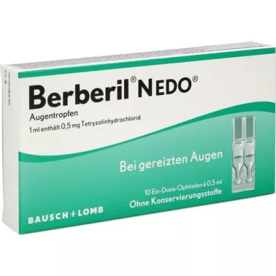BERBERIL N EDO gotas para los ojos, 10X0,5 ml