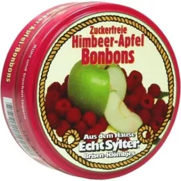 ECHT SYLTER Caramelos de frambuesa y manzana sin azúcar, 70 g