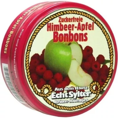 ECHT SYLTER Caramelos de frambuesa y manzana sin azúcar, 70 g
