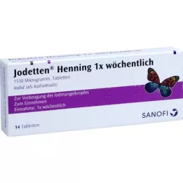 JODETTEN Henning 1x tabletas semanales, 14 piezas