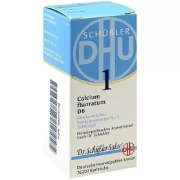 BIOCHEMIE DHU 1 comprimidos de calcio fluoratum D 6, 80 piezas