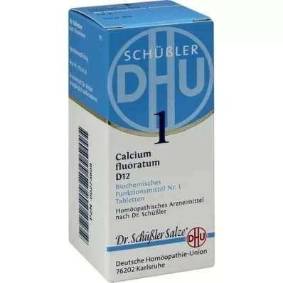 BIOCHEMIE DHU 1 comprimidos de calcio fluoratum D 12, 80 piezas