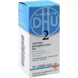 BIOCHEMIE DHU 2 tabletas de calcio fosfórico D 6, 80 piezas
