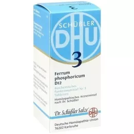 BIOCHEMIE DHU 3 Ferrum Phosphoricum D 12 tabletas, 80 piezas