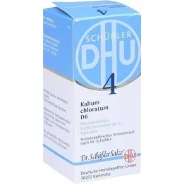 BIOCHEMIE DHU 4 tabletas de clorato de potasio D 6, 80 piezas