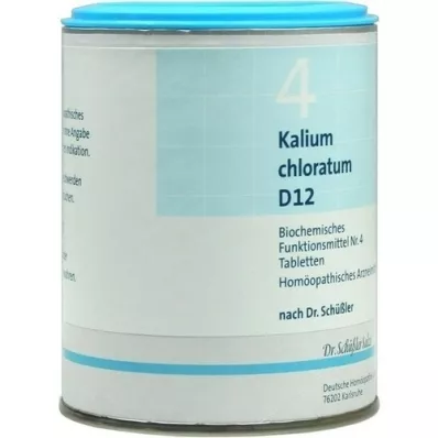 BIOCHEMIE DHU 4 cloratum potásico D 12 comprimidos, 1000 unidades