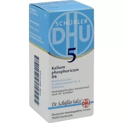 BIOCHEMIE DHU 5 tabletas de Kalium Phosphoricum D 6, 80 piezas BIOCHEMIE DHU 5 tabletas de Kalium Phosphoricum D 6, 80 piezas
