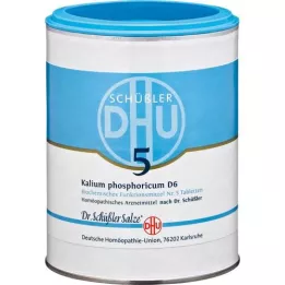 BIOCHEMIE DHU 5 Kalium morphicum D 6 tabletas, 1000 piezas