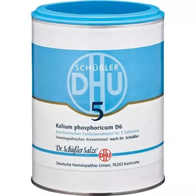 BIOCHEMIE DHU 5 Kalium morphicum D 6 tabletas, 1000 piezas