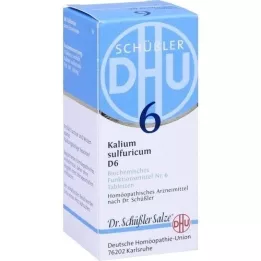 BIOCHEMIE DHU 6 tabletas de Kalium sulfuricum D 6, 80 piezas