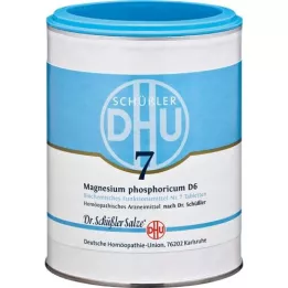 BIOCHEMIE DHU 7 tabletas de magnesio fosfórico D 6, 1000 piezas