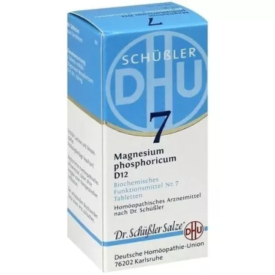 BIOCHEMIE DHU 7 tabletas de magnesio fosfórico D 12, 80 piezas