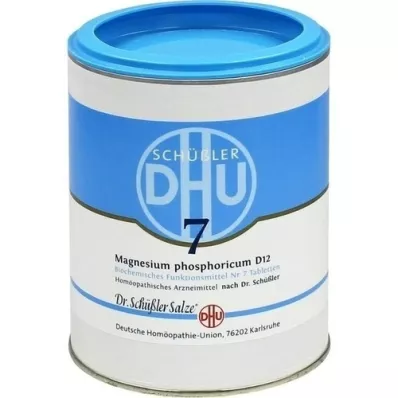 BIOCHEMIE DHU 7 tabletas de magnesio fosfórico D 12, 1000 piezas