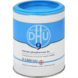 BIOCHEMIE DHU 9 comprimidos de Natrum phosphoricum D 3, 1000 unidades