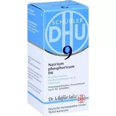 BIOCHEMIE DHU 9 Natrum Phosphoricum D 6 tabletas, 80 piezas
