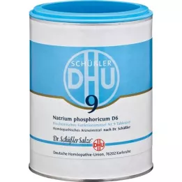 BIOCHEMIE DHU 9 Natrum morphicum D 6 comprimidos, 1000 piezas