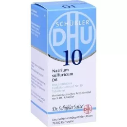 BIOCHEMIE DHU 10 comprimidos de Natrum sulfuricum D 6, 80 uds