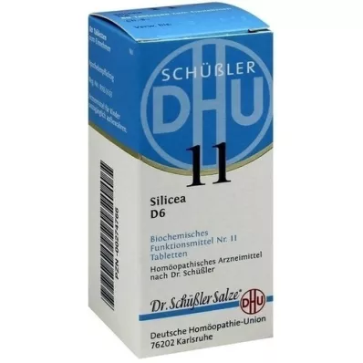 BIOCHEMIE DHU 11 Silicea D 6 comprimidos, 80 uds