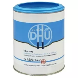 BIOCHEMIE DHU 11 Silicea D 6 comprimidos, 1000 uds
