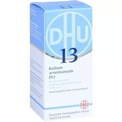 BIOCHEMIE DHU 13 Potasio arsenicosum D 12 tabletas, 80 piezas